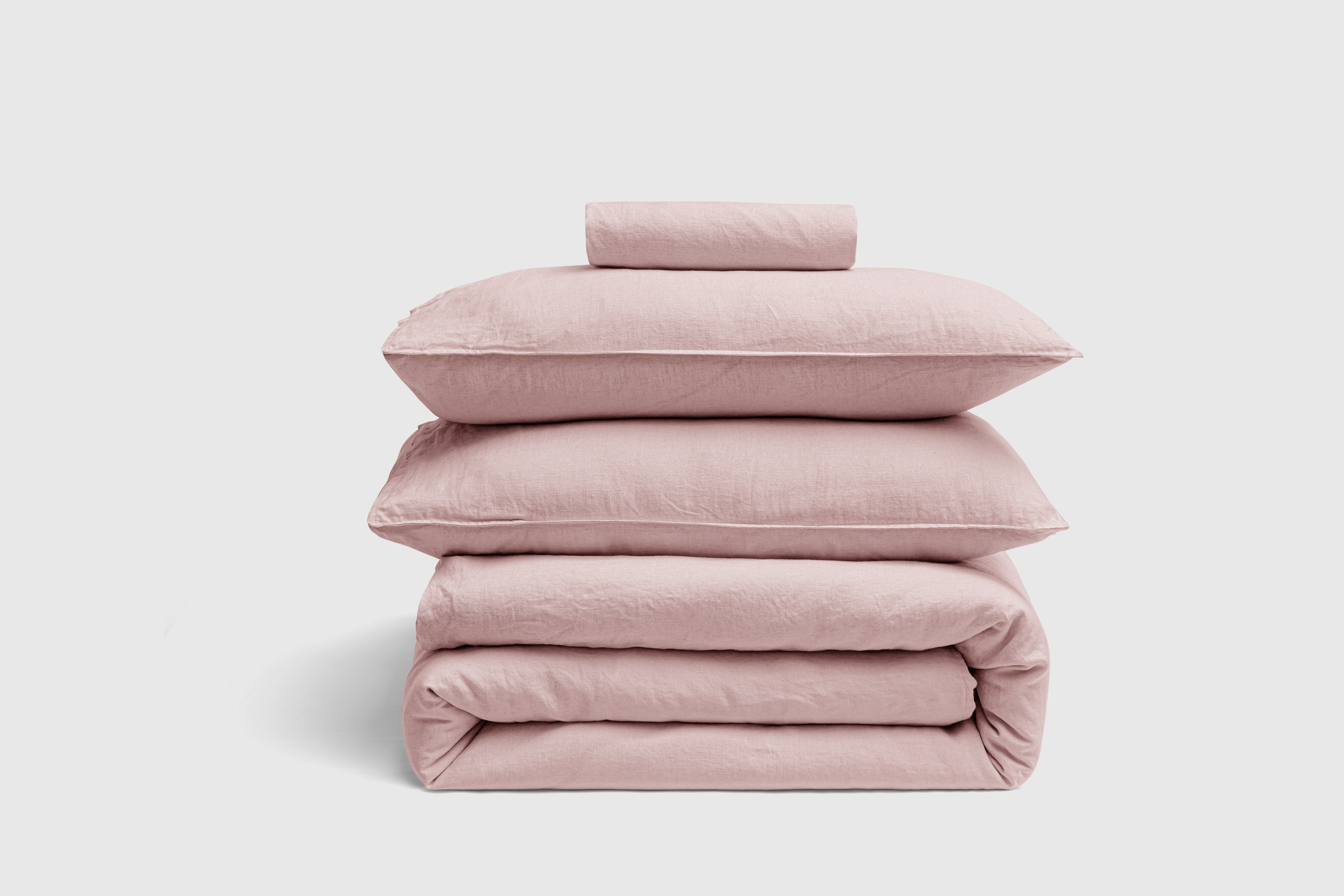 Linen Bedsheet - PINK